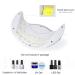 Professional 40W Gel UV LED Nail Lamp Dryer | 3 Timers for Gel Nail Polish | Nail Art Tools in White - Buy Online on SooperMarket.com