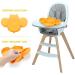 Vicloon Baby Suction Plate Set with Bendable Fork & Spoon - Yellow Bee | Non-Slip Silicone Divided Plate for Self Feeding | BPA-Free & FDA Approved | Dishwasher Safe - Buy Online on SooperMarket.com