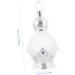 PLAFOPE 1pc Perfume Bottle Scented Cosmetic Sprayer Bottle Refillable Liquid Bottle Empty Perfume Container Mini Spray Bottle Humidifier Empty Glass Composite Material Perfume Rack Travel 9X4X4CM Silver - Buy Online on SooperMarket.com