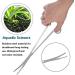 miuse Aquarium Scissor Tweezers Spatula Tool - 4 in 1 Stainless Steel Aquatic Plants Aquascaping Tools Set for Fish Starter Kits & Aquariums Tank - Buy Online on SooperMarket.com