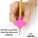 Mavurakids Ergonomic Writing Aid Pencil Grips for Children | Left & Right-Handed Pen Holders | 6-Pack | Colorful Writing Assistance - Buy Online on SooperMarket.com