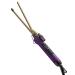 DSHOW Thin Curling Tongs Professional Curling Tongs for Short Hair 18 Heat Setting 60-230 C for All Hair Types Curling Tongs for Curler Long & Short Hair Purple-1