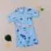 PythJooh Baby Boy Shark Print Swimsuit Rash Guard One Piece | 18-24 Months | Beach Swimwear for Boys 0-5 Years - Buy Online on SooperMarket.com