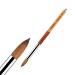 Acrylic brush for nails # 20 Sable Kolinsky nail brush for acrylic nails zobelhaar acrylic brush for nail art nail polish brush made of wood gel brush manicure tools 20 # brown