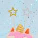 100 Pcs Star Cupcake Picks Glitter Star Cupcake Toppers Mini Star Cake Toppers Star Food Picks Wedding Cake Picks Golden - Buy Online on SooperMarket.com