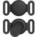 Vancle 2-Pack AirTag Dog Collar Case - Waterproof Silicone Protective Cover for Pets | Black Medium - Buy Online on SooperMarket.com