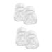 KALLORY 4 pcs Tiny Melon Duddha Stereotypes Pear Watermelon Plastic Shaping Adorable Peach Shape Transparentx2pcs 10x7cmx2pcs