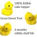 Baby Duck Cake Toppers Edible Birthday Party Decoration Edible Fondant Icing Great for Kids Boy Girl First Birthday Christening Baby Shower Easy to Use - Buy Online on SooperMarket.com