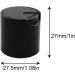 JCBIZ 15PCS Black Durable Replacement Caps Disc Top Caps for Plastic Bottles Empty Bottles Squeeze Bottles - Buy Online on SooperMarket.com