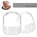 Professional Mustache Shaping Tool | Beard Shaper Template - ABS White for Precision Grooming - Buy Online on SooperMarket.com