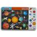 Crocodile Creek Space Explorer 2-Sided Placemat in Blue/Orange/Yellow/Green - Buy Online on SooperMarket.com