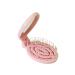 2PCS Hair Comb With Mirror Portable Massage Smooth Comb 2 In 1 Folding Portable Hollow Comb Styling Accessories (Color : C3)
