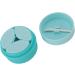 Silicone Cream Jars with Spoon Travel Silicone Makeup Container Portable 3 in 1 Outdoor for Women (Sky Blue) - Buy Online on SooperMarket.com