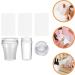 Healeved 3 Sets Nail Art Silicone Stamp Nail Stencils for Nail Art Reusable Silicone Spatula Turner French Tip Nail Tool French Nail Stamper Nail Stamp Kit Plastic Miss Template Frosted - Buy Online on SooperMarket.com