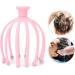 Head Massage Spider - Pink Scalp Massage Brush & Stress Reduction Device | Ultimate Hair Therapy Tool - Buy Online on SooperMarket.com