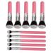 Glamza Pink Makeup Brush Set - 10 Premium Brushes for Flawless Application | International Shipping Available - Buy Online on SooperMarket.com