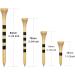 Zivisk Wooden Golf Tees 3-142-342-181-12 Available100 Count Bamboo Tee Golf (Natural Color White Black Green Blue Red Pink) 3 14 inch Natural Color - Buy Online on SooperMarket.com
