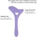 Eyeliner Aid Wing Tips Eyeliner Stencils Reusable Silicone Eye Makeup Tool with Cream Applicator for Eye Shadow Mascara Drawing(Purple) - Buy Online on SooperMarket.com