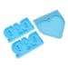 STOBOK 3 Pcs Silicone Mold Dad Keychains Mold Straw Hats for Kids Letter Molds for Chocolate Letter Keychain Silicone Keyring Molds for Resin Template Mother Silica Gel Candy