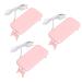 3Pcs Mini Nail Dryer Professional Nail Light Curing Gel LED Dryer Mouse Shape LED Nail Lamp Portable Nail Lamp Gel Polish Light for Nail Salon Home Travel (Roseate)