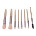 Zetiling Soft Bristles Ergonomic Handle Portable Cosmetic Brushes with 8pcs for Loose Powder Concealer Eyeshadow Ideal Mom Wife Friends