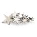1pc Alloy Hairpin Silver Hair Ornament Hair Clip Stars Shape Hair Pins Women Cute Star Hair Styling Jewelrys