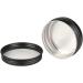 Zeoabsy 10-Pack 60ml Matt Black Aluminum Jars with Screw Lids | Ideal for Cosmetics Candles Ointments & More | Includes 5 Spatulas & Labels - Buy Online on SooperMarket.com