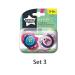 Tommee Tippee Orthodontic Pacifiers 0-6 Months - Assorted Designs Pack of 2 | International Shipping Available - Buy Online on SooperMarket.com
