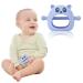 Youding bite ring -calming pacifier - silicone bear soothe babies wound gums - toddlers rattling bite ring cheetops for toddlers never lets flexible pacifiers fall