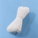 Generic 1/4 Inch White Elastic Bands - 50 Yards | Soft Ear Elastic Rope for Sewing & Crafting - Buy Online on SooperMarket.com