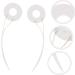 Healeved 2pcs Replacement Hot Rings Hairdressing Ceramic Coil Curling Iron Heated Curlers Heating Coil Coils Heating Plate Repair Kit Hair Cutting Machine Plastic Tool White Outer Diameter - Buy Online on SooperMarket.com