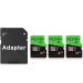 KEXIN 3 Pack 32GB Micro SD Card Memory Card MicroSDHC UHS-I Memory Cards Class 10 High Speed Card, C10, U1, 32 GB 3 Pack 1).3 x 32G
