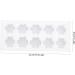 OSALADI 2 Sets 10 Egg Trays Deviled Egg Holder Egg Holder for Fridge Blank Egg Cartons Filling Shelf - Buy Online on SooperMarket.com