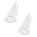 Parliky 2pcs Vegetable Shaping Mold Cucumbers DIY Tools Vegetable Strawberry Ginseng Fruit