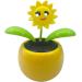 Solar Powered Flip Flap Dancing Flower Toy for Car Dashboard Decor Automatic Dancing Flower Toy Kid's Gift - Sunflower 10.5x6.5x11.3cm Car Ornaments Solar Powered Car Toy Office Desk Decoration - Buy Online on SooperMarket.com