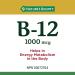 Nature's Bounty Vitamin B12 1000mcg 100 Tablets Helps the Body Metabolize Carbohydrates Fats and Proteins Helps in Normal Immune System Function and to Metabolize Energy Multi-colored (Packaging May Vary) - Buy Online on SooperMarket.com