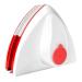 Magnetic Glass Window Cleaning Tool Water Discharge Double-Layer Wiper Household Special Window Cleaner for Home C Easy Install Easy to Use White&red