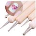 PiniceCore 5pcs 2 Way Wooden Dotting Pen Set - Marbleizing & Nail Art Tools Kit for Perfect Designs | International Shipping Available - Buy Online on SooperMarket.com