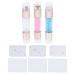 Beaupretty 3 sets nail stamp DIY nail stamping horses nail art pressure-rubber temple nail manicure agent silicone stamp gel stamp set for nail art nail-dip kit pointed france pebble gel