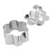IMIKEYA 2 Pcs 430 Chocolate Collar Pancake Molds Cake Mousse Ring Mousse Chocolate Cake Stainless Steel Baking Molds Food Rings Cajas para Fresas Con Chocolate Biscuit Baking Tools medium Silver