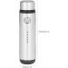 Portable Mini Electric Shaver for Men - USB Power Close Shave & Flannel Bag Included - ABS Stainless Steel (Silver - Buy Online on SooperMarket.com
