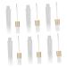 Mikinona 6pcs Bottle Clear Eyeliner Bottle Eye Gloss Tube Clear Container