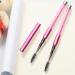 HESSION Eyelashes Comb Curlers Makeup Brush Mascara Brush Make Up Wands Eyebrow Brush with Cap Travel Accessories (HOT PINK) - Buy Online on SooperMarket.com