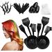 20pcs Hair Dye Kit,Hair Dye Brush Bowl Set,Hair Color tool Kit Including Hair Tinting Bowls, Hair Dye Brush Gloves,Hair Clips Mixing BrushES Comb Ear Cover Disposable Hair Dye Shawl For Hairdressin