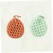 Buy 2pcs Wash Sponge Bath Loofah Scrubber - Exfoliating Tools for Bath & Shower | Ideal for All Skin Types - Buy Online on SooperMarket.com
