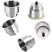 Stainless Steel Boat Cup Holder Inserts (5 Pack) - Marine/RV Camper Drink Holder with Drain - Lucky Seven - Buy Online on SooperMarket.com