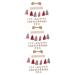 Cabilock DIY Advent Calendar 3 Sets Christmas Calendar Bag Calendars Xmas Candy Bags Drawstring Bags Number Storage Bags