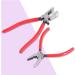 Swpeet Heavy Duty Breaker Grozer Pliers and Glass Running Pliers Kit - Perfect for Stained Glass | Flat & Curve Jaws with Rubber Tips - Buy Online on SooperMarket.com