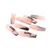 Brishow Pink Long Press-On Nails with Black Dragon French Design | 24-Piece Artificial Nails for Women & Girls - Buy Online on SooperMarket.com