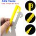 JZTang 12 Pcs 5.7 inch Yellow Plastic Tent Stakes - Heavy Duty Serrated Edges for Camping, Outdoor, Garden - 5.9 inch Style 1 - Buy Online on SooperMarket.com